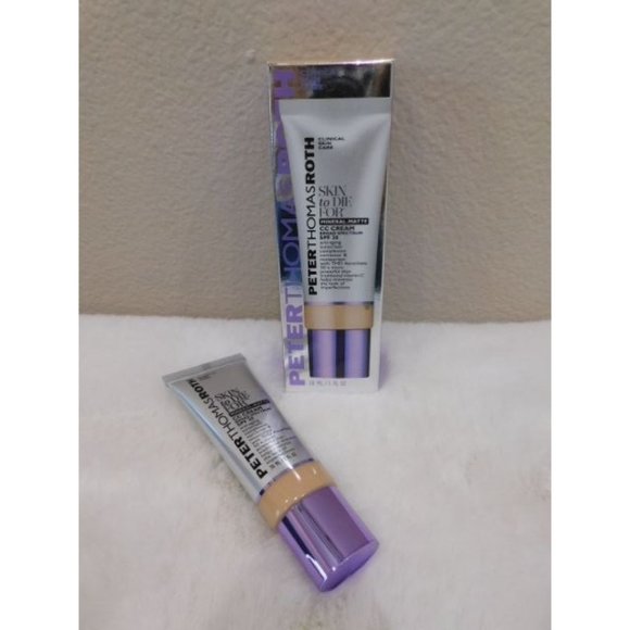 Peter Thomas Roth Skin To Die For Mineral-Matte CC Cream spf 30 new 1oz LIGHT - Picture 1 of 4